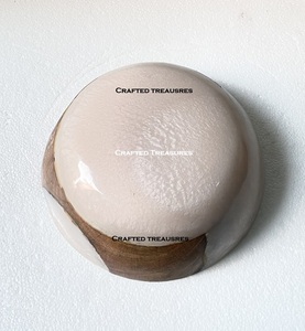 Bol de service en résine époxy de luxe Bol à fruits en bois de résine Bol en bois de résine moderne Qualité supérieure - Product Image 6