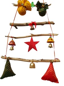Árbol de Navidad moderno, decoración de Navidad de madera Noel decoración murale decoración Noel Ángel árbol Topper, adornos navideños bohemios Holid - Product Image 5
