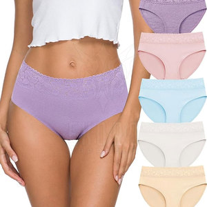 Braguitas Sexys para Mujer, Ropa Interior Diaria de Punto, 100% Algodón, Secado Rápido, Cintura Alta, Ajuste Cómodo, Perfectas para Uso Casual o Especial - Product Image 1