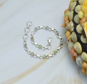 Wholesale Fine Silver Tennis Bracelet Ethiopian Opal Gemstone Gift Solid 925 Sterling Silver Jewelry Rhodium Plated Trendy - Product Image 4