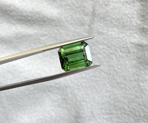 7.52 carats Nigeria vert Tourmaline Top qualité octogone pierre taillée pour la fabrication de bijoux fins pierre précieuse naturelle - Product Image 3