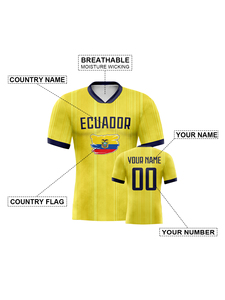 เสื้อฟุตบอลของผู้หญิง/ผู้ชายเสื้อฟุตบอลสั่งทำชื่อเสื้อเจอร์ซีย์แฟนทีมชาติบริการ OEM - Product Image 3