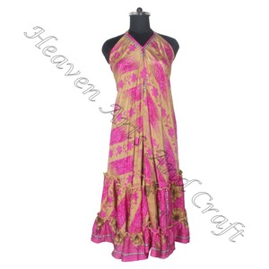 SD007 indien pakistanais coton Saree/Shari/Shari Hippy Boho Style moderne nouvelle robe en soie Vintage avec Style indien moderne - Product Image 1