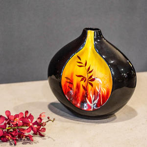 Florero de laca de arte abstracto para decoración de habitaciones, jarrones lacados más vendidos, el costo más bajo - Product Image 6