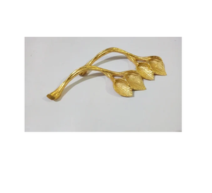 Poignée de plateau en laiton marbre et plateau de service en bois poignée en laiton de qualité supérieure et taille personnalisée - Product Image 3