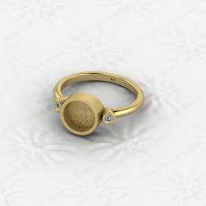 Superb Quality 925 Silver Bezel Round 8mm Blank Setting <b>Ring</b> Gemstone <b>Ashes</b> Resin Findings Wedding Gift Jewelry - Product Image 6