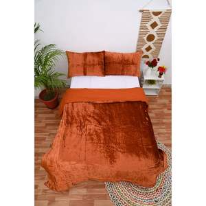 Funda nórdica de invierno de terciopelo oxidado personalizada al por mayor, juego de cama de terciopelo de 3 piezas moderno y ecológico, tamaño Queen, color personalizado - Product Image 5