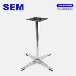 Pièces de mobilier SEM : Pieds de table, base de table à quatre griffes, base en X en acier inoxydable pour tables de restaurant et tables basses - Product Image 1