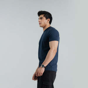 T-shirts personnalisés lourds 100% coton pour hommes motif uni à épaules tombantes surdimensionné 240 grammes t-shirt vierge Style Streetwear - Product Image 3