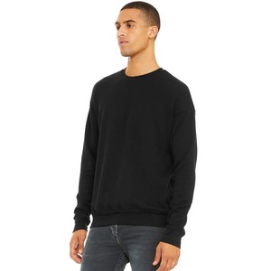 Bella Toile Hommes Éponge Polaire Goutte Épaule Ras Du Cou Sweat - Product Image 4