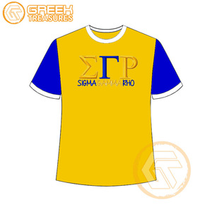 Vente en gros de t-shirt Sigma Gamma Rho pour femmes vêtements de sororité jersey de coton t-shirt respirant de haute qualité vêtements grecs pour femmes - Product Image 2