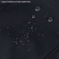 Chaqueta de Ciclismo de Invierno Spexcel de Alta Calidad, Cortavientos, Reflectante, Térmica, de Forro Polar, con Cuello Alto y Cremallera, Estilo Urbano