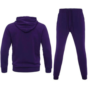 Survêtements pour hommes en coton respirant et lourd avec logo personnalisé de vente en gros de survêtements de marque privée entraînement décontracté jogging hiver - Product Image 4