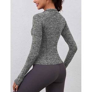 Tops de Yoga con etiqueta, ropa de Fitness de marca para mujer de secado rápido, camisetas de Yoga de alta calidad para mujer 2025, camisetas de Yoga Premium baratas al por mayor - Product Image 2