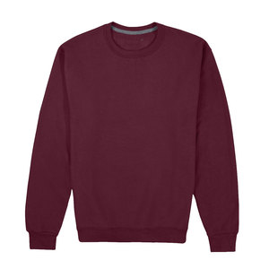 เสื้อสเวตเตอร์แบบสวมหัวสำหรับผู้หญิงเสื้อสเวตเตอร์แบบหลวมทรงหลวมสีแดงเข้มสำหรับผู้ชายและ100% - Product Image 1