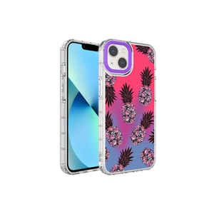 Coque de téléphone en silicone rigide Netzy SAFA Korn Series pour iPhone 14 Plus, motifé et protection de l'appareil photo - Product Image 1