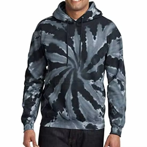 Sudaderas con capucha de alta calidad para hombre, sudaderas de mezcla de algodón informales, sudaderas con capucha bordadas con tinte de corbata para invierno, básicos de talla grande - Product Image 2