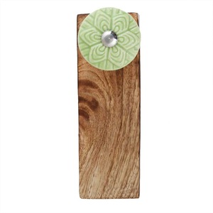 Modern Elegant Door Stopper with Solid Oak Wood and Metal Bee Handle New Design Window Stopper <b>Block</b> - Product Image 3