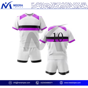 Ensemble d'uniformes de rugby personnalisés pour hommes avec impression du logo de l'équipe Maillot et short en tissu à séchage rapide Kit ODM pour l'entraînement - Product Image 4