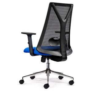 Silla de Oficina Ergonómica HOM1087D-01 con Cojín de Tela Multicolor, Respaldo Alto Ajustable, Respaldo de Malla Hecho de Espuma - Product Image 6