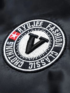 Chaqueta de bombardero XL para hombre de alta calidad hecha a medida Chaqueta de tela de lona de calidad con logotipo de alta visibilidad de talla grande para hombre - Product Image 2