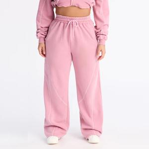 ชุดวอร์มผู้หญิงไซส์ใหญ่ ทรงปกติ ขายดี สำหรับฤดูหนาว เนื้อผ้าระบายอากาศ ใส่สบาย เสื้อครอปฮู้ดดี้ กางเกงจ็อกเกอร์ ผ้าฝ้าย 100% - Product Image 4