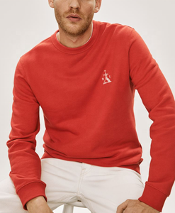 Sweat-shirt d'hiver surdimensionné personnalisable de haute qualité pour homme, tricoté, coupe ample, imprimé, épaules tombantes, doublure épaisse, grandes tailles - Product Image 3