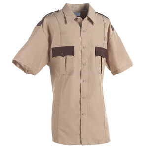 Op Maat Gemaakte Polyester Tweekleurige S/S Shirt & Pro Vector Broek Bewaker Uniformen - Product Image 5