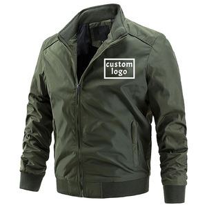 Chaqueta Bomber Deportiva de Cuero Personalizada para Hombre, Impermeable, Transpirable, Ecológica, para Tripulación de Vuelo de Invierno - Product Image 2