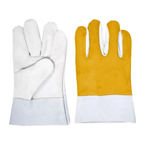 Gants de travail de soudage avec protection ignifuge, gants de sécurité, gants de soudeur, cuir de vachette, cuir fendu - Product Image 3