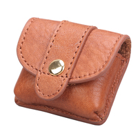 Pochette en cuir PU pour rasage de rasoir | Étui en cuir véritable | Étui de rasoir Logo personnalisé