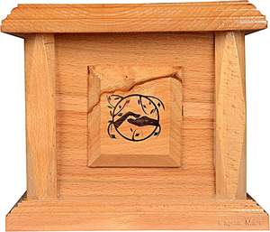 <b>Pet</b> Dog Cremation Wood <b>Urns</b>: Stately Wood <b>Pet</b> Dog Large Wooden Box Decorative Funeral <b>Urns</b> Adult Large <b>Urn</b> - Product Image 5