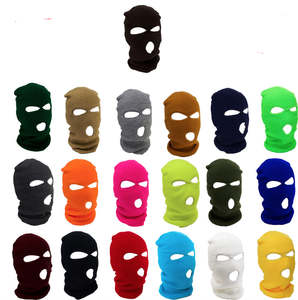 Pasamontañas de Punto de Cara Completa de Primera Calidad OEM 2026 con 3 Orificios y Estampado Personalizado, Logotipo Bordado de Corazón Roto con Muestra Gratuita - Product Image 2