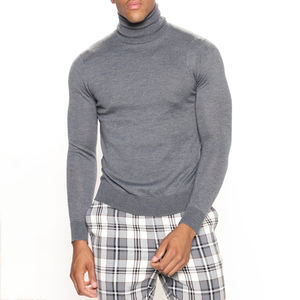 เสื้อคอเต่าผู้ชายทรงปกติ ผ้าสแปนเด็กซ์/โพลีเอสเตอร์/คอตตอน ราคาสุดคุ้ม สินค้ามาใหม่ ระบายอากาศ แห้งเร็ว แขนสั้น สไตล์ลำลอง - Product Image 1