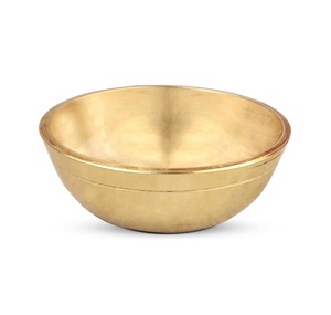 Bol de table de maison d'hôtel bon vendeur bol en laiton artisanat indien maison cuisine et dessus de table bol de table de service alimentaire - Product Image 2