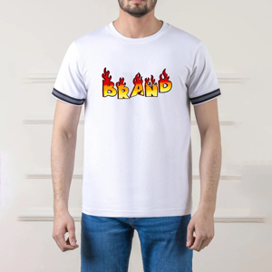 เสื้อยืดแฟชั่นสำหรับผู้ชายทรงหลวมสำหรับ100% 230GSM มาใหม่2025โลโก้แบบกำหนดเองได้ - Product Image 1