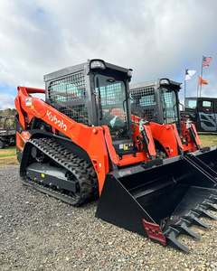 Minicargadora de orugas Kubota SVL75-3 usada, nueva, al por mayor, con motor diésel de 75KW, naranja, equipo de construcción de alta resistencia y gran capacidad de carga. - Product Image 1