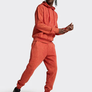 Survêtement pour homme en coton 100% respirant et confortable à manches longues, effet délavé à l'acide, vente en gros - Product Image 1