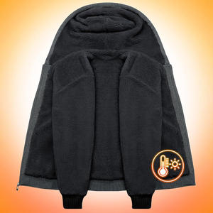 Sudadera con capucha con cremallera para hombre OEM Ajuste personalizado Material suave Cierre de cremallera completo Impresión de logotipo con ropa de calle de etiqueta privada - Product Image 4
