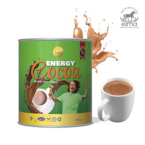 Polvo de cacao malteado 3 en 1 de primera calidad Certificado GMP HACCP Bebidas energéticas instantáneas para el desayuno a base de plantas El cacao de chocolate más caliente - Product Image 1