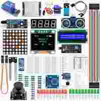 Kit de composants pour débutants MEGA2560 R3, écran LCD 1602, module d'écran LCD 0,96 pouce, apprentissage électronique, expérience DIY