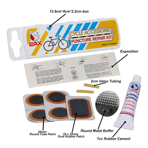 Kit de reparación de pinchazos de bicicleta, 9 Uds. - Product Image 5