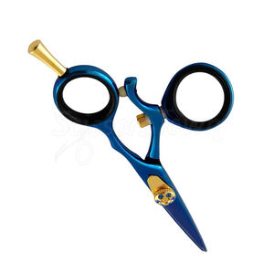 กรรไกรช่างตัดผมแบบหมุนได้พร้อมขอบใบมีดคมและการสร้างแบรนด์ OEM สำหรับสไตลิสต์ - Product Image 5