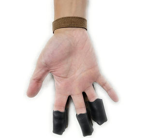 Guantes de Tiro con Arco de Cuero Ajustables al por Mayor, Guantes Transpirables Antideslizantes a un Precio Accesible para Práctica de Tiro con Arco - Product Image 3