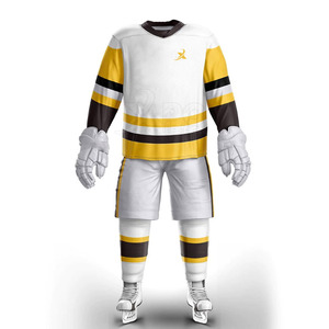 Uniforme de Hockey sur glace d'équipe professionnelle uniforme confortable hommes vêtements de sport uniforme de Hockey sur glace à séchage rapide - Product Image 1