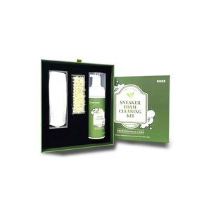 Kit de nettoyage tout-en-un pour <span class=keywords><strong>chaussures</strong></span> et chapeaux, spray mousse puissant avec brosse à poils doux pour baskets et couvre-chefs, lot de 2 - Product Image 1