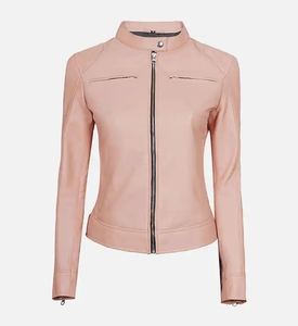 Elegante chaqueta de piel sintética para mujer hecha en fábrica, diseño elegante, lista para enviar, opciones de personalización abiertas - Product Image 1