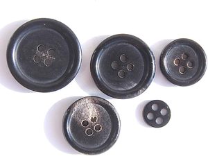 Meilleur prix auprès des fabricants Bouton de chemise en corne de buffle Boutons en corne véritable Ensemble pour Blazers Costumes Manteaux - Product Image 3