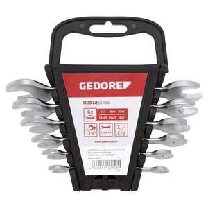 Juego de llaves de boca doble cortas métricas Gedore (6 piezas) - Product Image 1