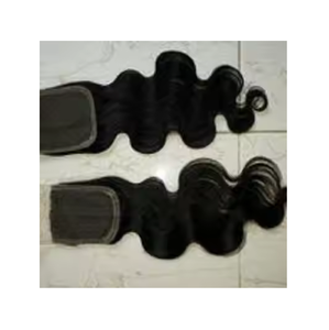 Perruque frontale en dentelle brute de cheveux humains de haute qualité conçue pour offrir un mélange sans couture brillant naturel et une tenue longue durée - Product Image 1